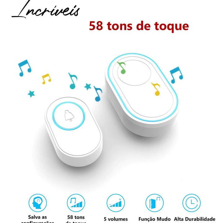 Campainha Sem Fio Inteligente/SoundCampain - Electshop