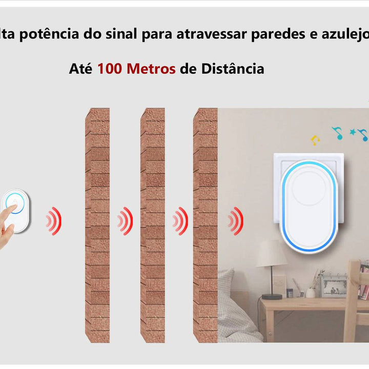 Campainha Sem Fio Inteligente/SoundCampain - Electshop